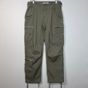 Vintage Y2K Abercrombie & Fitch Slouchy Cargo Pants, Size 10